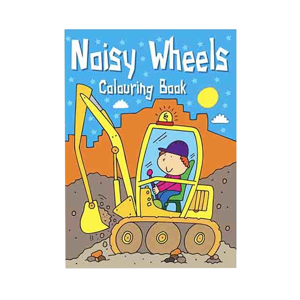 Col. Bk Noisy Wheels 48pg 270x197mm image 0