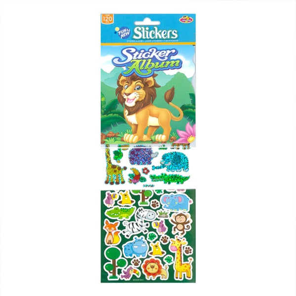 Sticker Album Wild Ani. w/Stickers image 0