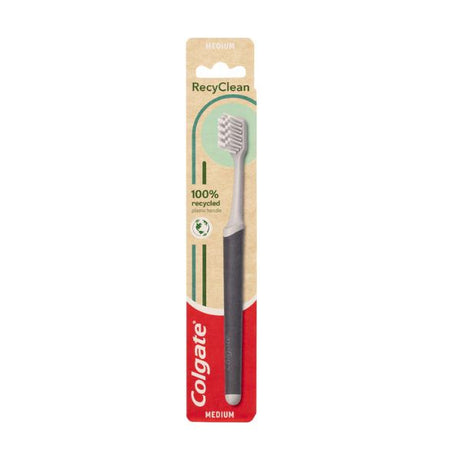COLGATE TOOTHBRUSH 100% RECYCLED FOOD GRADE PLASTIC HANDLE MEDIUM image 0