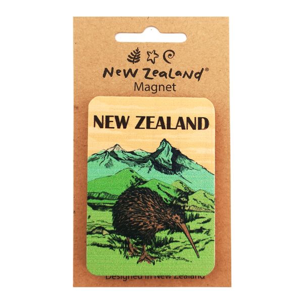 Magnet NZ Kiwi Bird 55x75mm image 0