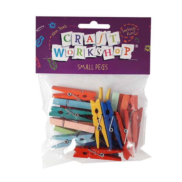 Craft Pegs 22pc Colour 48 x 6mm image 0