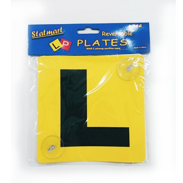 L plate with Suction Cups image 0