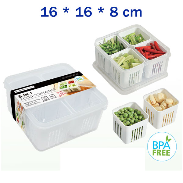 5 in 1 Fresh Food Container image 0