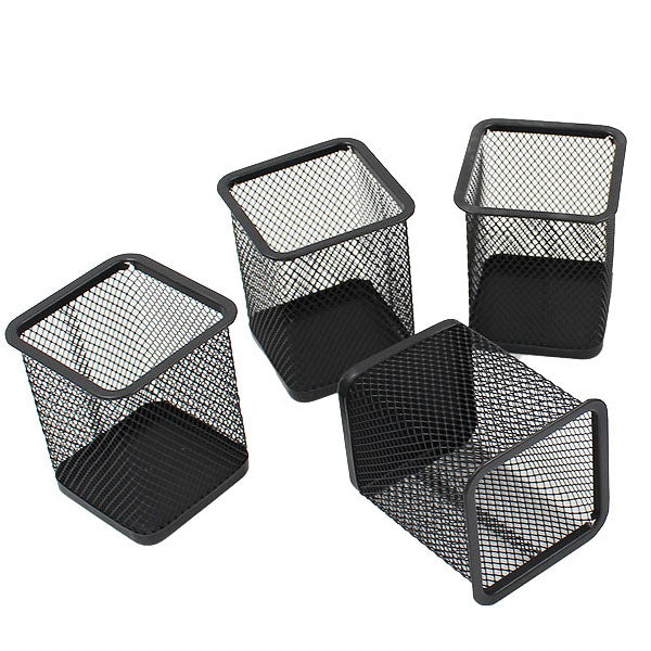 Pencil Container Square Steel Mesh image 0