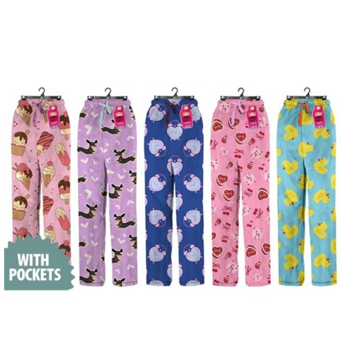 Ladies PJ Lounge Pants with Pockets