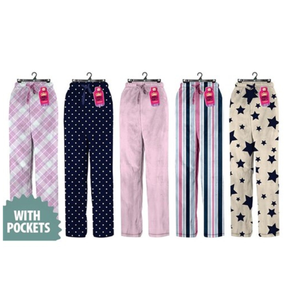 Ladies PJ Lounge Pants with Pockets