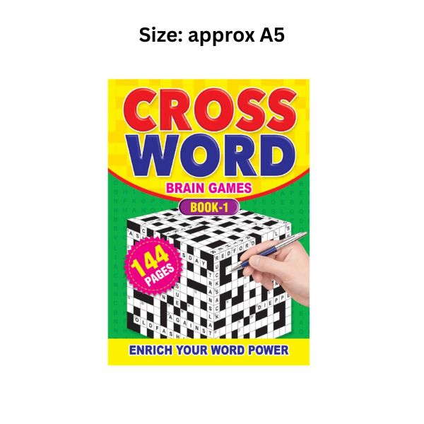 Crossword Puzzle Book A5 144pg image 0