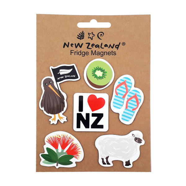Magnet NZ 6pc Set 5-6cm each image 0