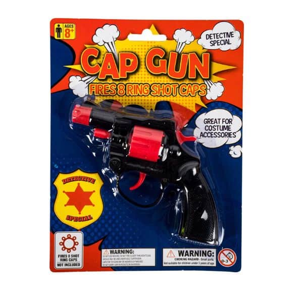 Cap Gun 1pk Black image 0