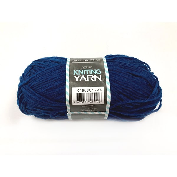 80G Acrylic Yarn(4-ply) – Solid Colour(Blue Zodiac) image 0