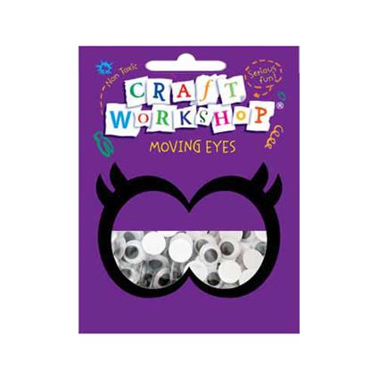 Craft Moving Eyes 100pc x 10mm image 0