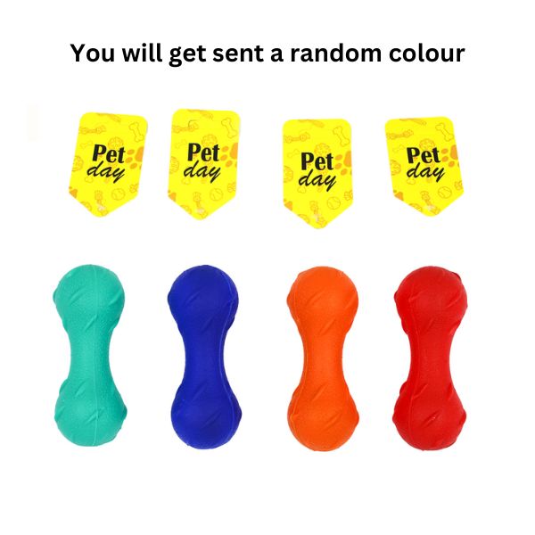 TPR Dog Toy - Dumbell Shape image 0