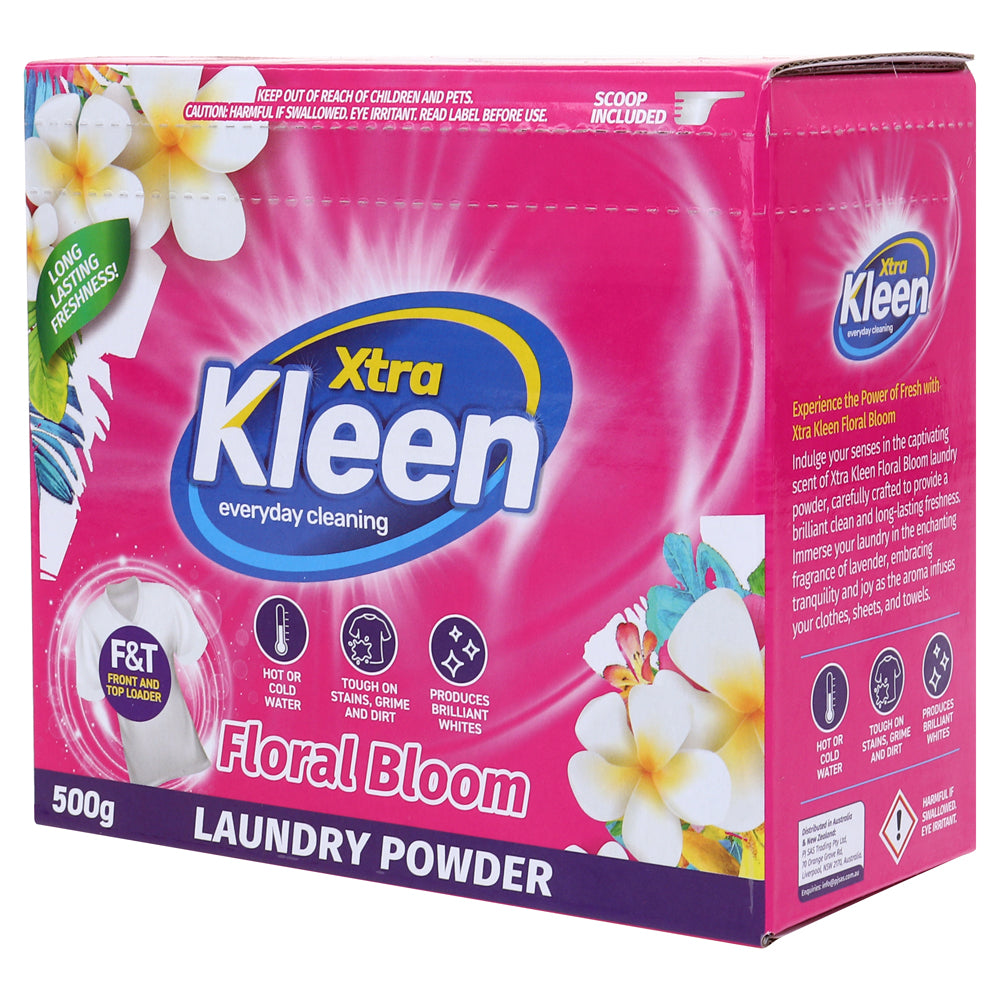 Laundry Washing Powder with Scoop 500g – Floral Bloom
