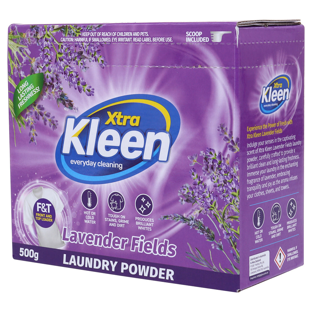 Laundry Washing Powder with Scoop 500g – Lavender Fields