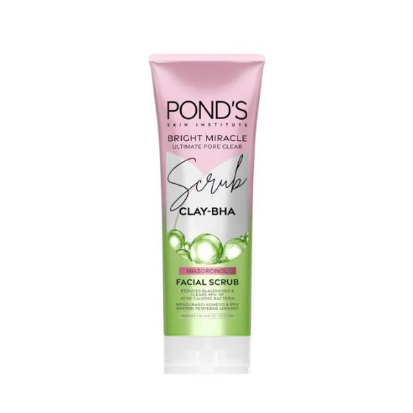 PONDS 100g FACIAL SCRUB BRIGHT MIRACLE ULTIMATE PORE CLEAR image 0