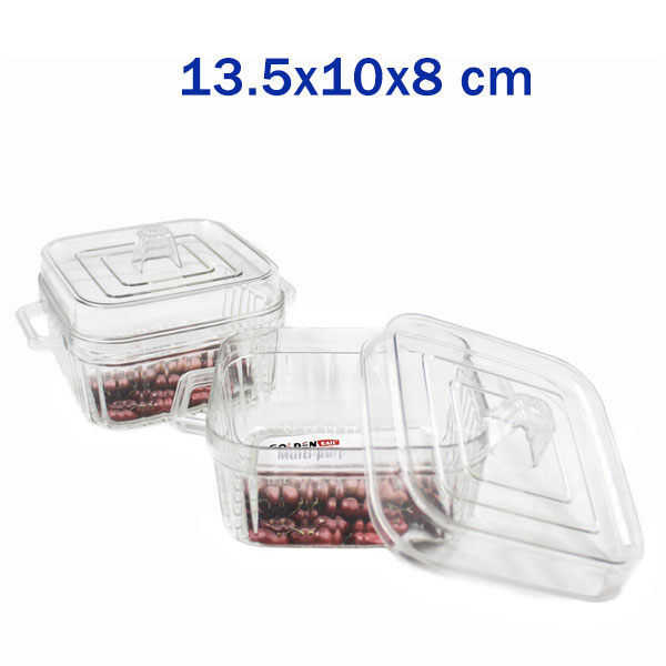 Clear Candy Storage with Lid 13.5x10x8 image 0