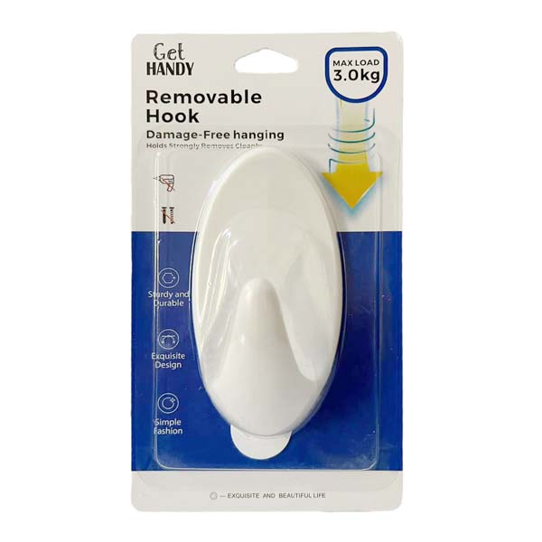 Removable hook 1pc 3kg Load image 0