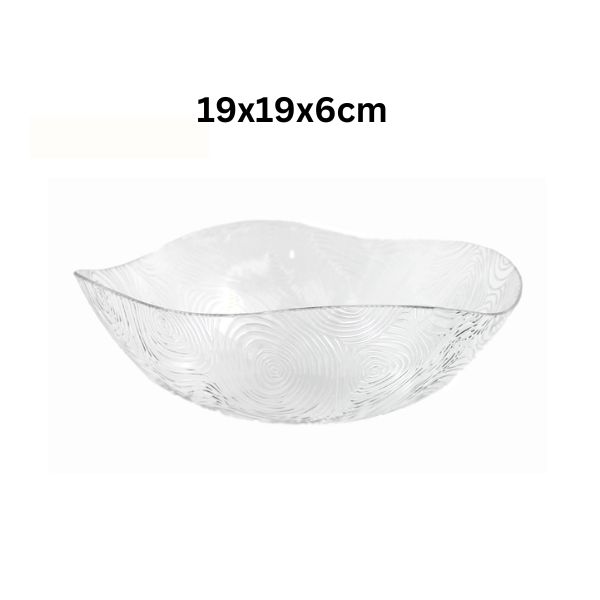 Salad Bowl Clear 19x19x6 image 0