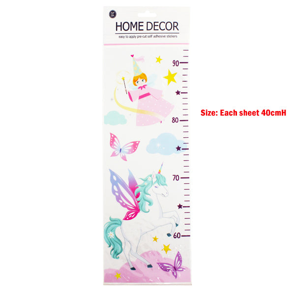 Wall Sticker Grow Chart Unicorn image 0