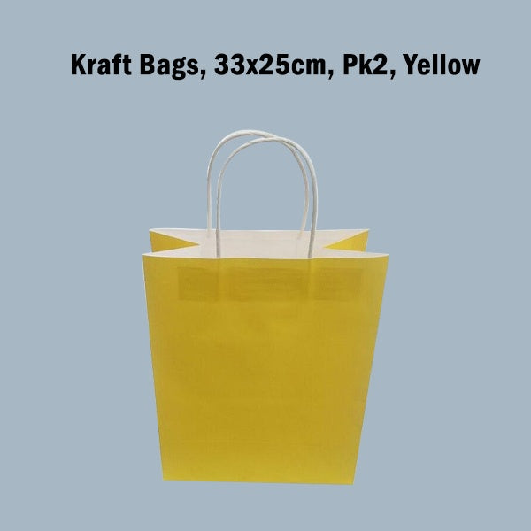 Kraft Bags 33x25cm Pk2 Silver image 0