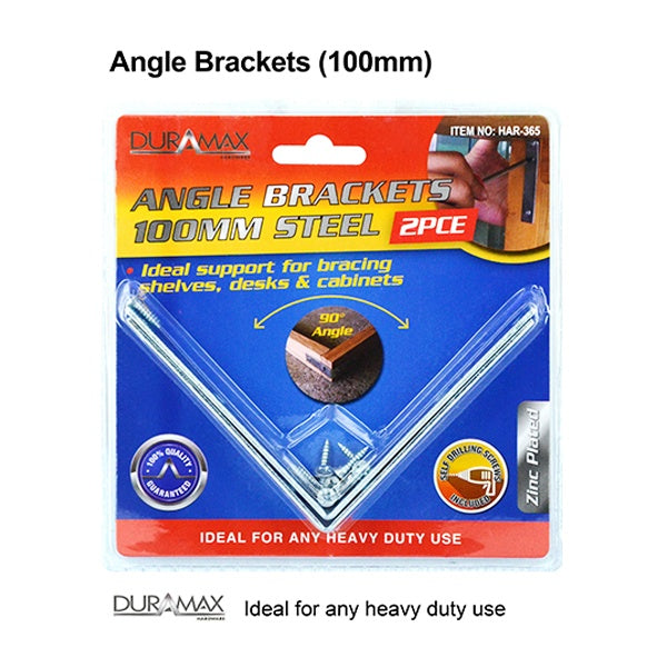 2pce Corner Braces 100mm image 0