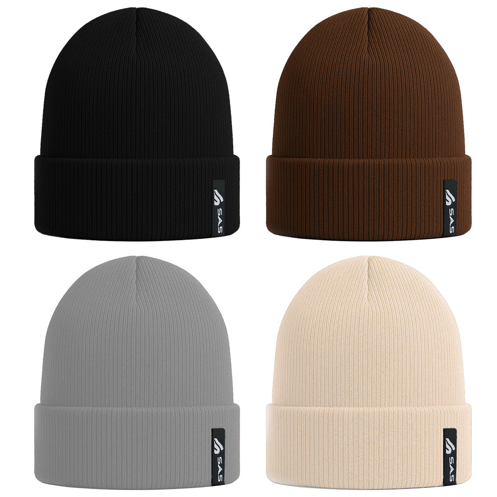 BEANIE KIDS HEAT CONTROL THERMAL LINED BASIC KNIT