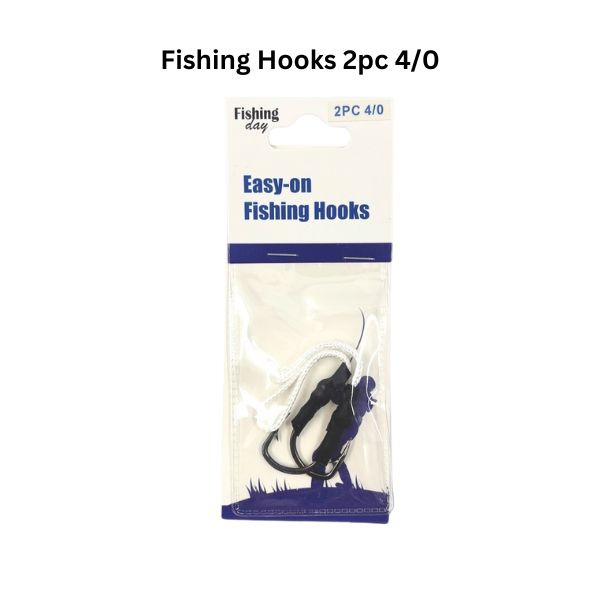Easy-on Fishing hooks 4pc 4/0 image 0