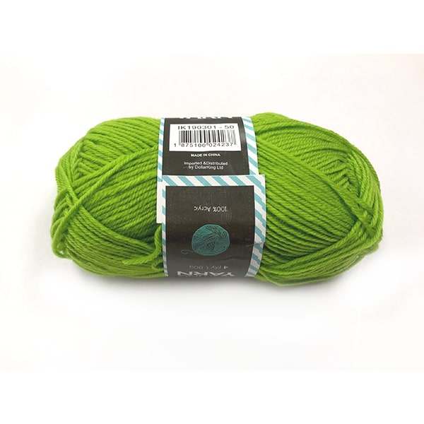 80G Acrylic Yarn(4-ply) – Solid Colour(Dark Grass Green) image 0