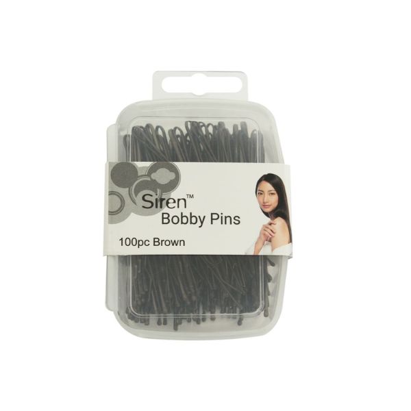 Bobby Pins Brown 7cm 100pc image 0