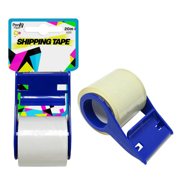 Shipping Tape W/Dispenser 20m image 0