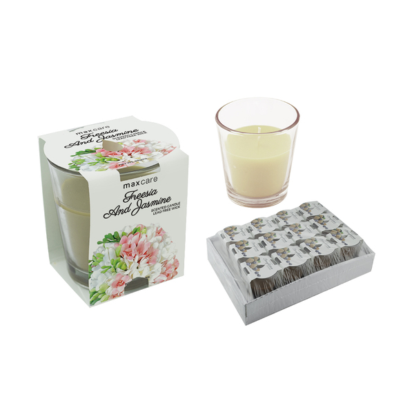 MC Scented Candle in Tumbler 85gms Freesia And Jasmine image 0