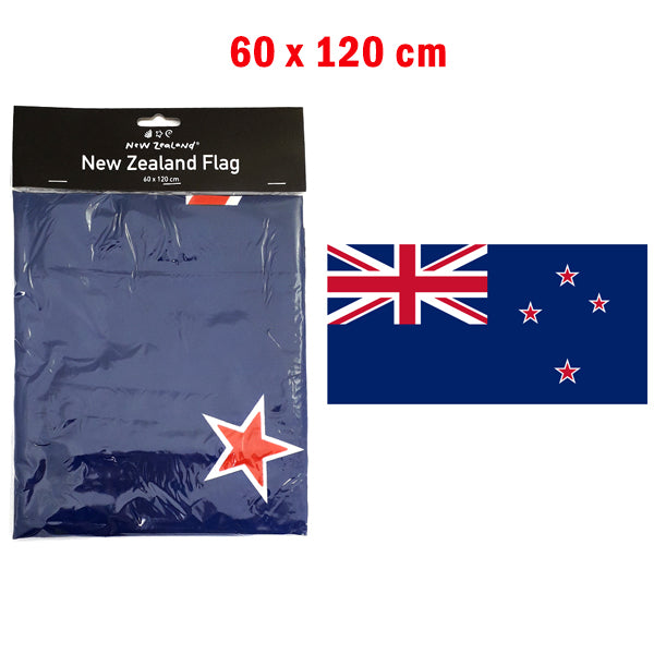 Flag NZ 2 Grommets 60x120cm image 0
