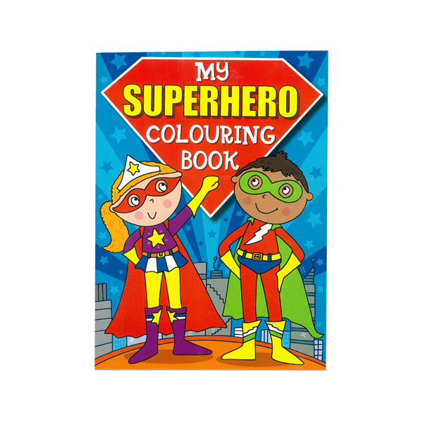 Colouring Bk SuperHero 56pg 270x197 image 0