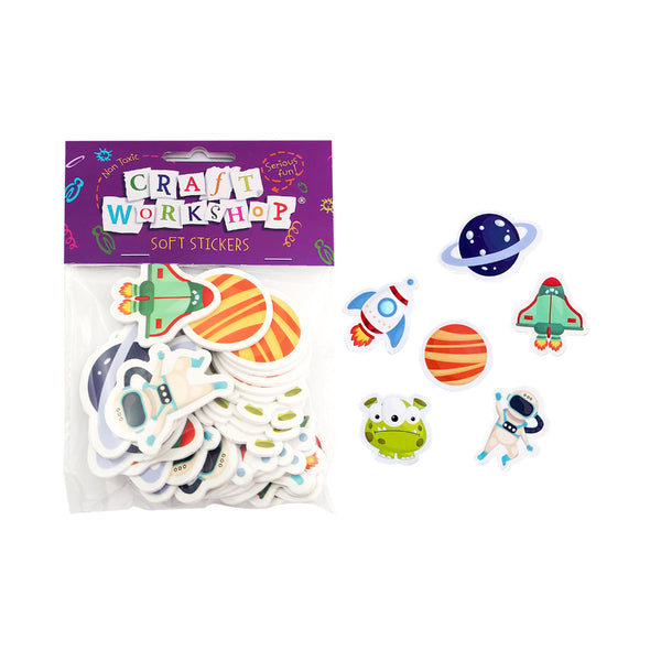 Craft Soft Sticker Outer Space 30pc image 0