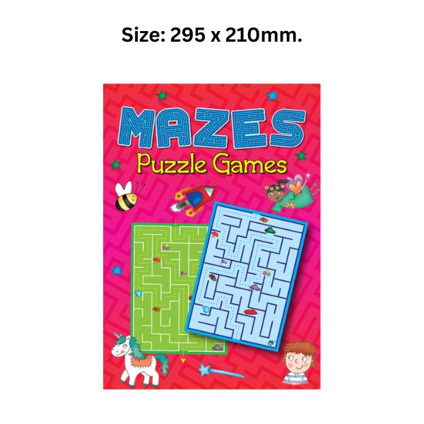 Maze Activity Book 32pgs A4 image 0