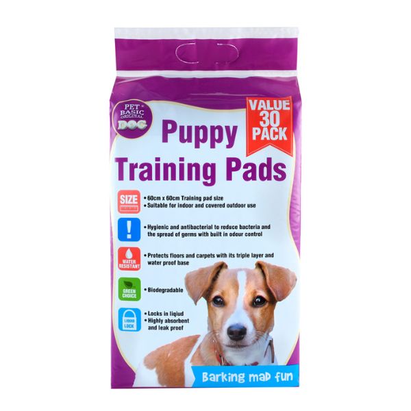 Absorbent Dog Training Pads Large 56cm x 56cm 30pk image 0