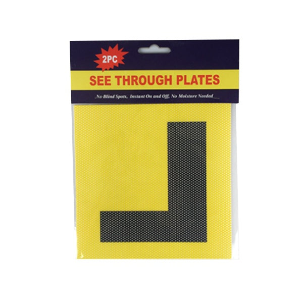 L Plate 2pc Stick On image 0