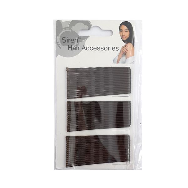 Bobby Pins Large Brown 48pc 63mm image 0