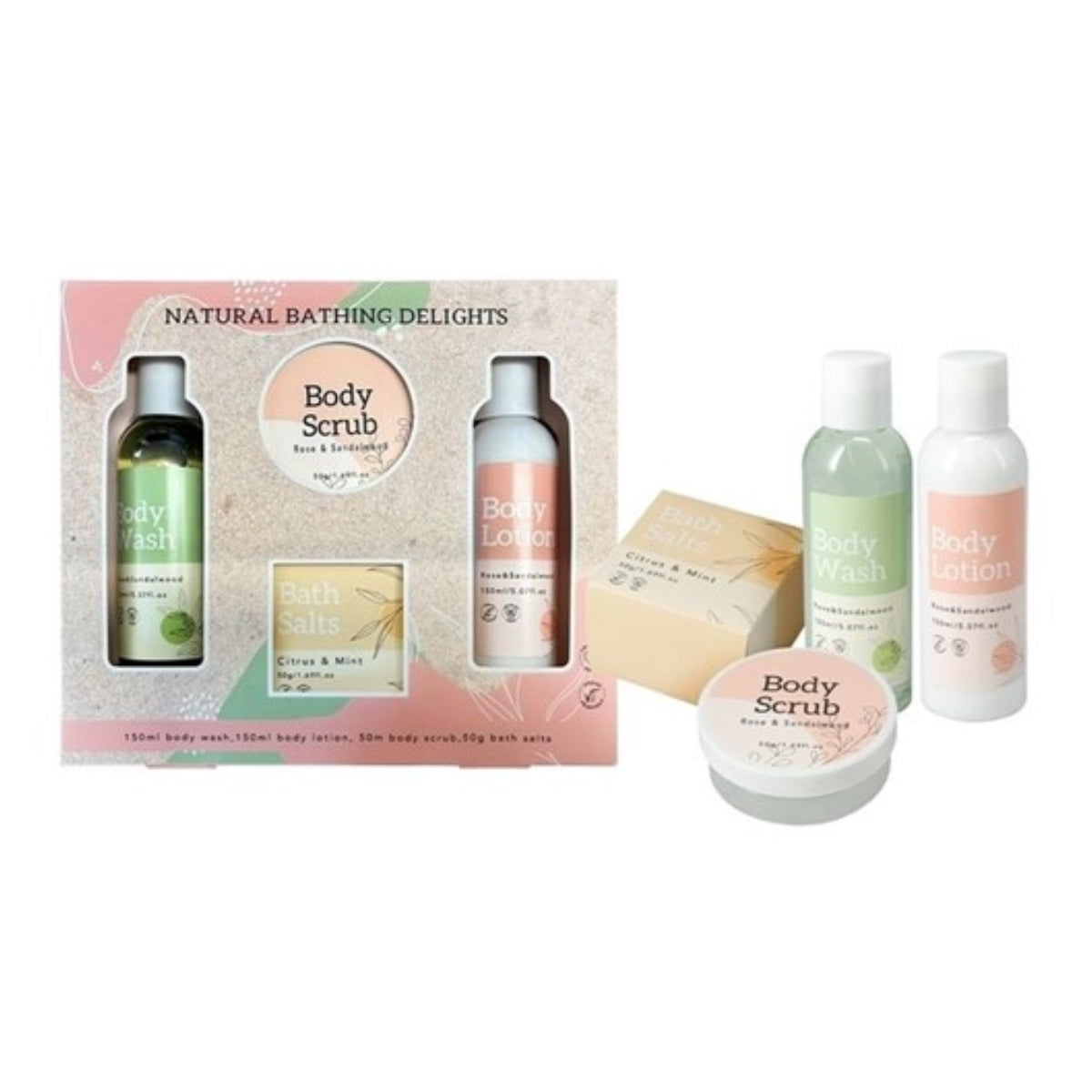 4pce Bath Care Set in Gift Box