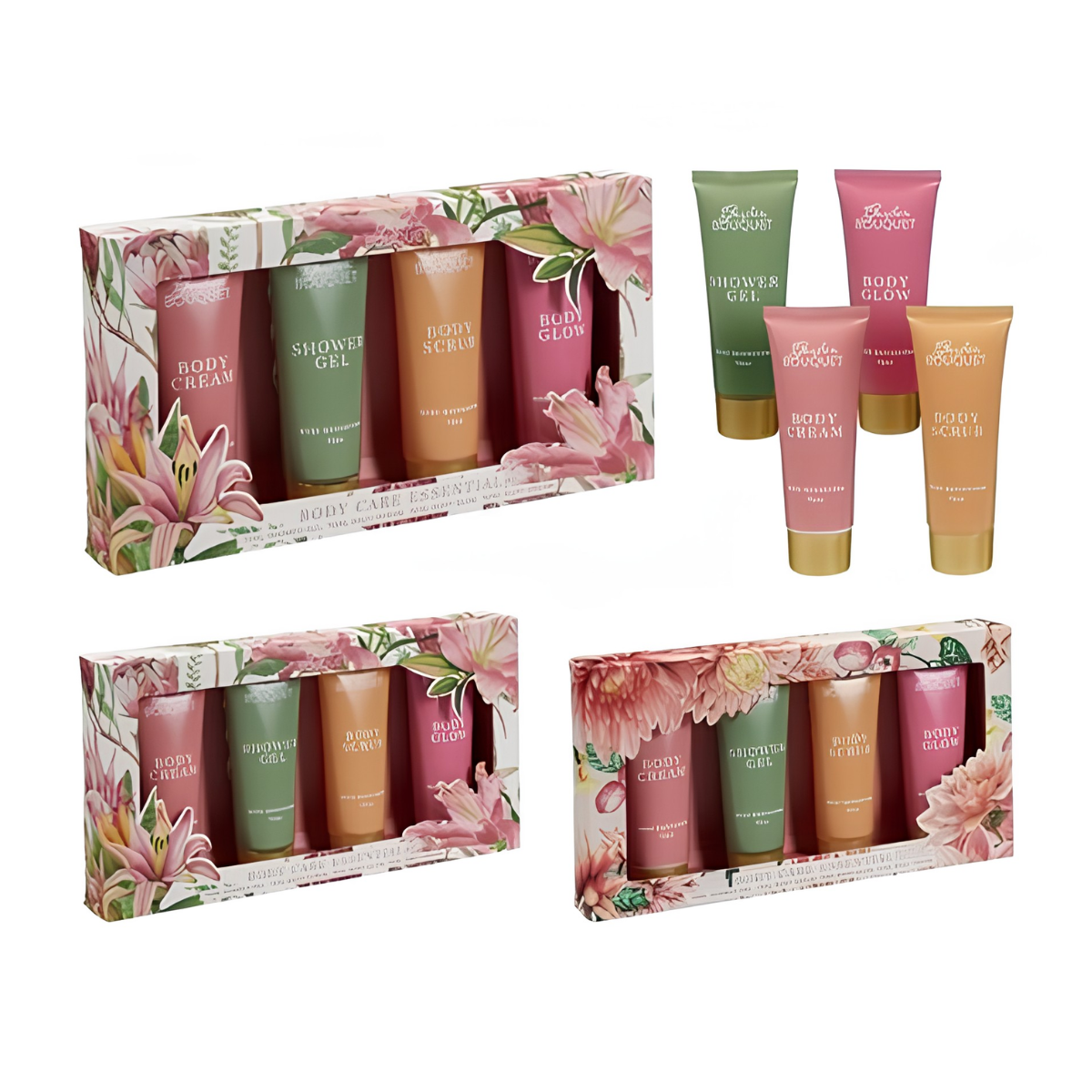 4pce Bath Set 450g In Gift Box