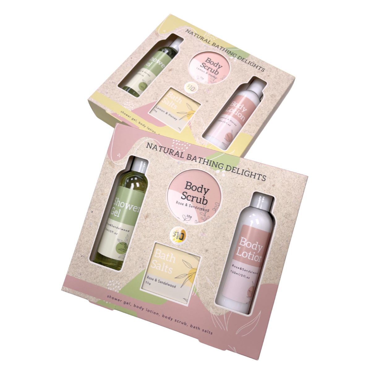 4pce Bath Care Set in Gift Box