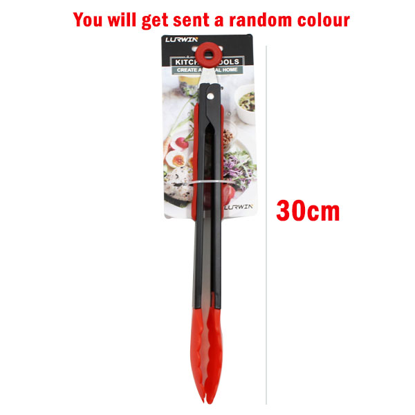 Food Clip - Nylon Tongs 30cm image 0