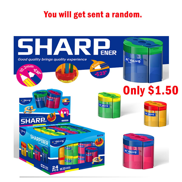 Pencil Sharpner 1pc - Two Tone image 0