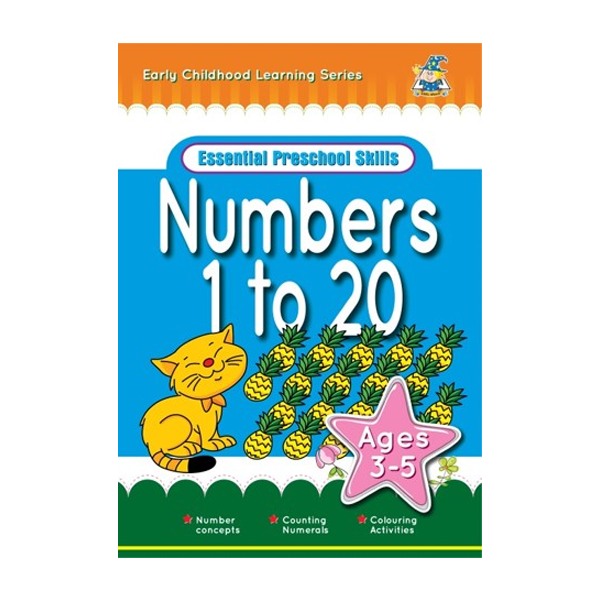 GREENHILL ACTIVITY BOOK 3-5YR NUMBERS 1 TO 20 image 0