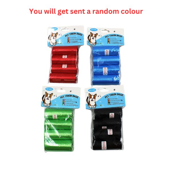 Dog Poo Bags - 4 Rolls image 0