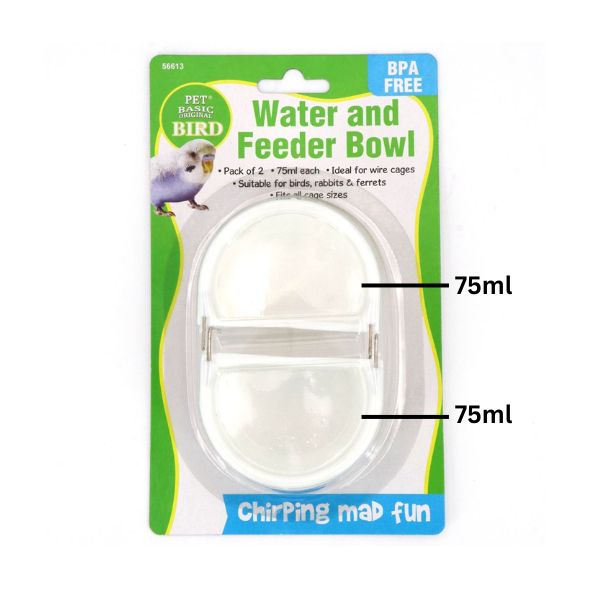 Bird Bowl Feeding 2pc image 0