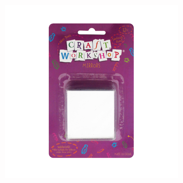 Craft Mirrors Square 5cm 12pc image 0