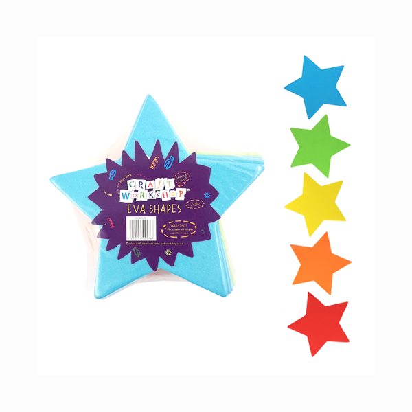 Craft EVA Stars 10+cm 20pc image 0