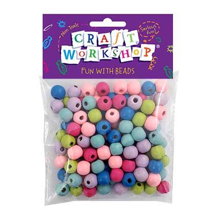 Craft Beads Bright Colours 120pc image 0
