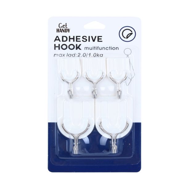 Oval Plastic Hooks 5pc 1kg Load image 0